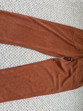 Women’s Ribbed Casual Pants - Brown